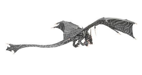 Obraz premium dragon is ready to pounce on rear view