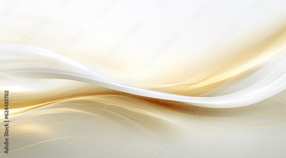 Wall mural gold horizontal lines