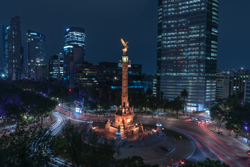 Independence Monument (Angel de la Independencia)  in Paseo de la Reforma