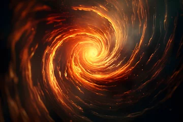 Foto auf Acrylglas celestial cosmic spiral background © Wizard