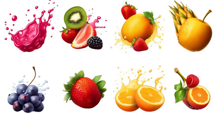 Fruit burst. Splash of juice - 1