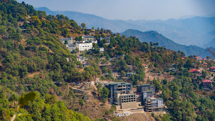 Fototapeta premium The landscape of Kasauli Himachal Pradesh