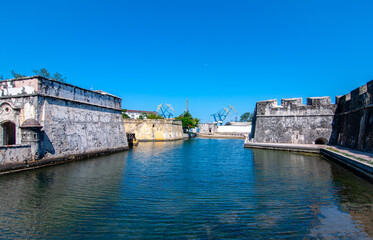 old fortress prison in Veracruz