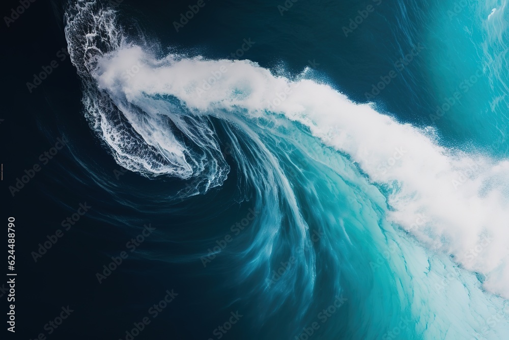 Poster waves of the sea