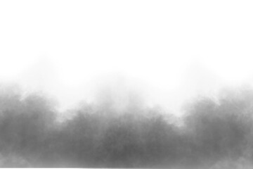 Design of dark fog effect PNG. Fume or Fog isolated Dark special effects