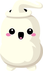Ghost Halloween cartoon