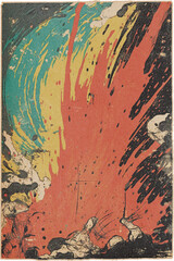 Pulp Art Comic Book Print Machine Backgrounds 8 High Resolution JPGs Vintage Inspired Design
