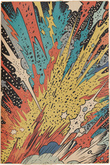 Pulp Art Comic Book Print Machine Backgrounds 8 High Resolution JPGs Vintage Inspired Design
