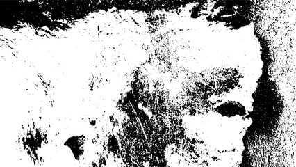 Rustic grunge vector texture with grain and stains. Abstract noise background. Weathered surface. Dirty and damaged. Detailed rough backdrop. Vector graphic illustration with transparent white. EPS10.