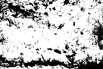 Rustic grunge vector texture with grain and stains. Abstract noise background. Weathered surface. Dirty and damaged. Detailed rough backdrop. Vector graphic illustration with transparent white. EPS10.