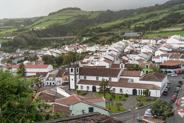 Fototapeta premium Agua de Pau in Sao Miguel island.