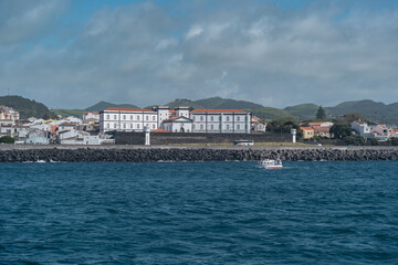 Naklejka premium View over prison at Sao Miguel, Azores. 