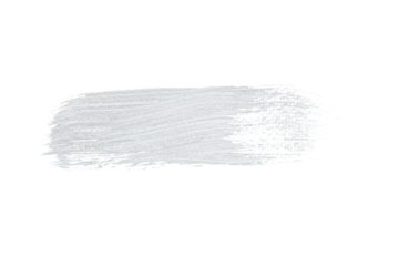 White acrylic paint, ink brush stroke, brush, line, art. Clean artistic design stripe elements. Isolated Hand Drawn PNG Texture. Transparent background.