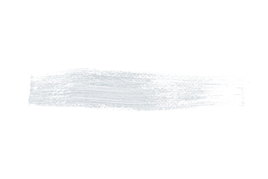 White acrylic paint, ink brush stroke, brush, line, art. Clean artistic design stripe elements. Isolated Hand Drawn PNG Texture. Transparent background.