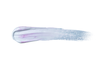 Pink gradient acrylic paint, ink brush stroke, brush, line, art. Clean artistic design stripe elements. Isolated Hand Drawn PNG Texture. Transparent background.