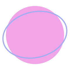 pink bubble speech bubble