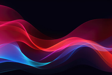 Obraz premium Abstract Swirl Lines Colorful Background