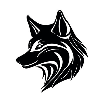Wolf tattoo - vector image