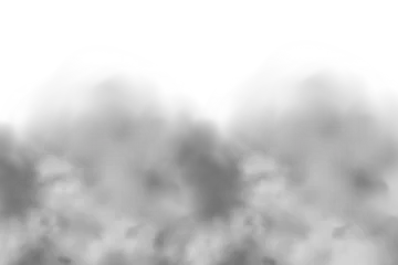 Zelfklevend Fotobehang dark fog or smoke effect isolated on transparent white background. Steam explosion special effect. Effective texture of steam, fog, smoke png. Vector illustration. © fatima