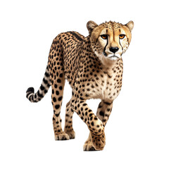 Cheetah on transparent background