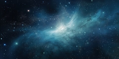 Obraz na płótnie Canvas Galaxy with Stars and Interstellar Dust On The Universe. Generative Ai