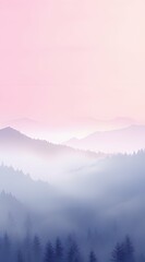 Misty morning light pink purple pastel gradient dreamy atmosphere phone wallpaper background, ai...