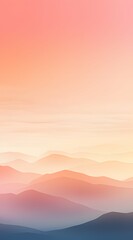 Gradient yellow hue sunrise glow landscape atmosphere phone wallpaper background, ai generated
