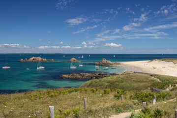 Ile d'Houat plage de sable blanc