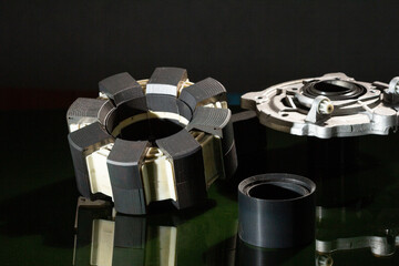 Parts and components of compressor units of refrigerating and freezing chambers and climate control...