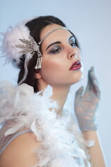 Flapper girl roaring 20s