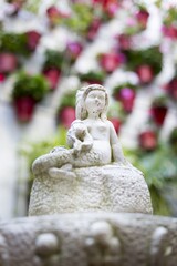 statue in cemetery