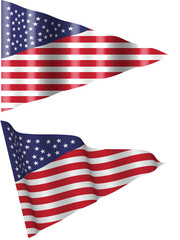 American flag vector