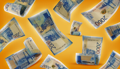 Russian Money Photo Illustration