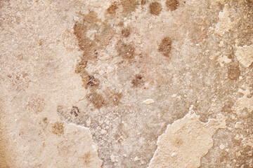 Textured texture of old concrete wall with stains for background. High resolution