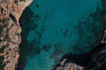 Fototapeta na wymiar defaultCalas de Mallorca -Best Spain beaches - Spain Trip-Family Time- Best places for snorkeling
