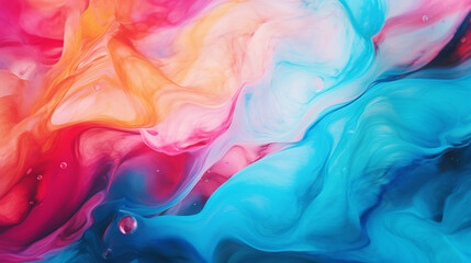 Obraz premium abstract colorful watercolor background painting. Generative Ai. 