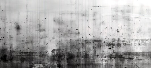 Texture background. Distressed grungy, black, grey, white colors. Splatter, rough paint. Dirty, grunge, glitch pattern. Aged, dark, metal effect. Generative AI.