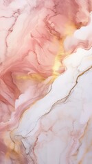 Elegant Gold Blush Marble Background AI Generated
