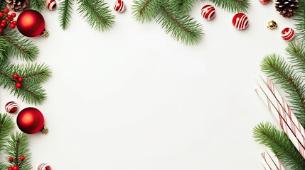 Christmas Holiday Background. Illustration AI Generative.
