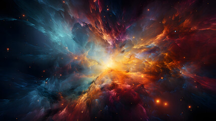 Fototapeta na wymiar Space the final frontier, space photograph, hubble web telescope photo, epic discovery in space