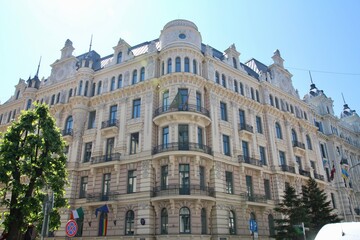 Fototapeta na wymiar Jugendstil in Riga