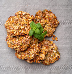 Pumpkin Seeds Cookies, Pepita Grains Biscuit, Healthy Cereal Crackers, Homemade Pumpkin Seed Cookie