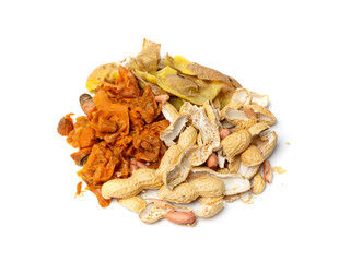 Eco Bio Garbage Mix, Organic Waste with Carrot Peel, Boiled Potato Skins, Peanut Husks, Compost Ingredient