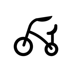 Child bicycle icon