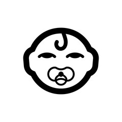 Fototapeta premium baby pacifier icon