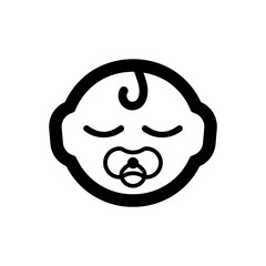 Baby sleep icon