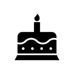 Birthday cake icon