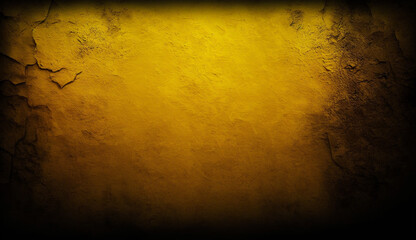 Dark Yellow Smooth Wall Textured Background