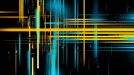 Abstract visual remix graphic background