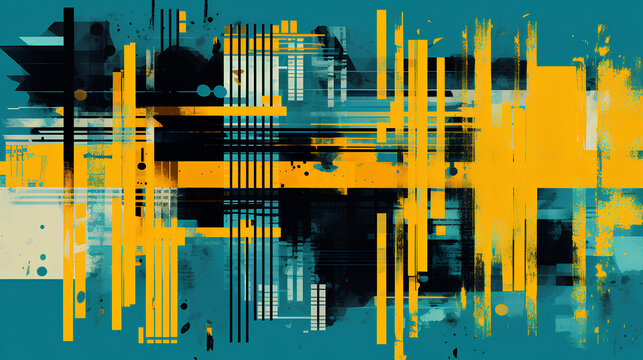 Abstract visual remix graphic background © MR.SOVA